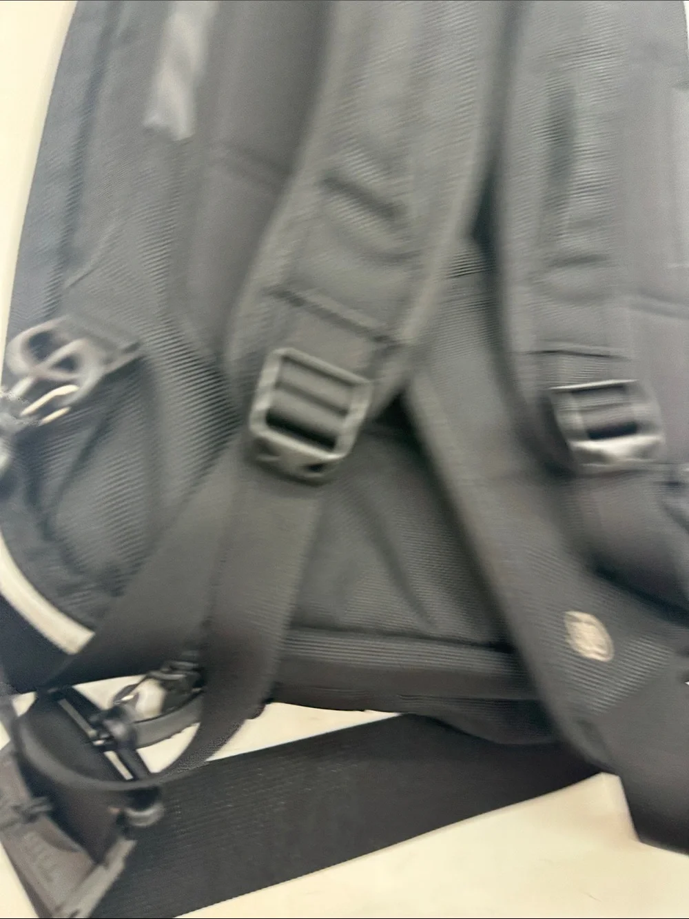 Timbuk2 Black Nylon Messenger Bag Convertible to Backpack with Adjustable Strap